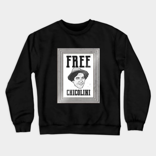 Free Chicolini (B&W) Crewneck Sweatshirt by Vandalay Industries